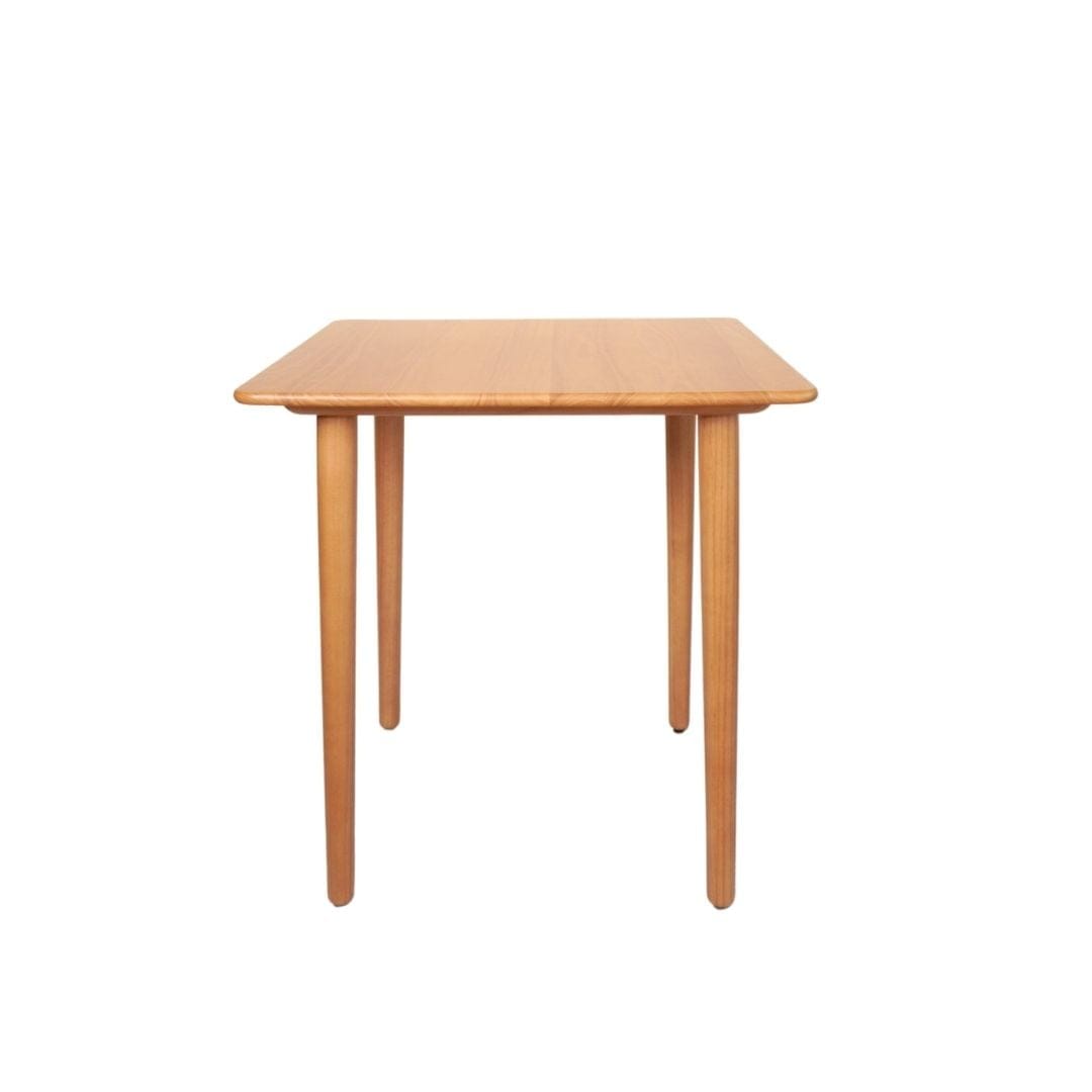 โต๊ะทานข้าวไม้ยางพาราแท้ 4 ที่นั่ง MAAI DESIGN  รุ่น HARU TABLE  สีโอ๊ค
